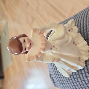 VTG Florence Ceramics 1940s Figurine Woman